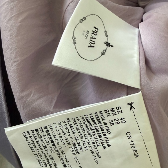 Prada Satin bodysuit in lavender - Picture 6 of 7